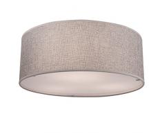 Lusso lampada da soffitto paralume in tessuto Lampada soggiorno camera da letto illuminazione Globo 15185d