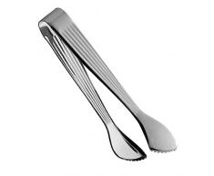 Silicone Gold Lisa Pinza per Ghiaccio, Alluminio, Argento, 22Â x 10Â x 3Â cm