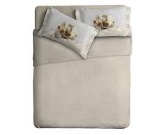 Ipersan Completo fotografico Fine-Art matrimoniale Pecorelle. Specifiche prodotto MODELLO: 662/F/PECORELLE Colore BEIGE . Materiale: 100% PURO COTONE