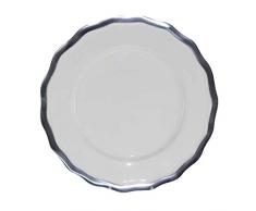 Better & Best 1931032 - Sottopiatto Attacco Liscio, Grande, Colore Bianco