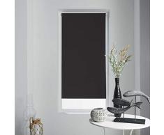 store dintÃ©rieur Tenda avvolgibile Oscurante in Poliestere Occult Bianco, Nero, 45 x 180 cm