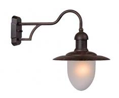 Lucide, Lampada da parete, Marrone (Rostbraun)