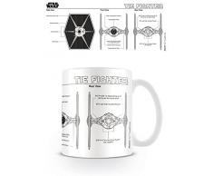 Pyramid International Star Wars Tazza Mug Cravatta Tie Fighter Sketch, Ceramica, Multicolore