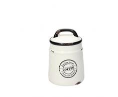 Tognana Urban Chic Barattolo caffè 12 cm, Ceramica, Bianco