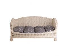 E di wicker24Â 483Â âÂ 60/WP Animale Cestino in Vimini, Cestino, Beige, 64Â x 42Â x 25Â cm