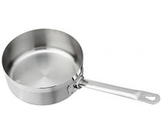 Paderno 11108-20 Casseruola Bassa, Un Manico, in Acciaio Inox, 20 cm
