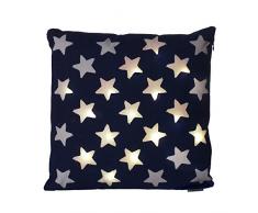 Cuscino con 15 luci LED, illumina la casa, decorazione per il divano, idea regalo per il natale e per le serate con amici. Morbido e decorativo. KANGURU LIGHT CUSHION STARS 39x39 cm