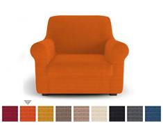 PETTI Artigiani Italiani Copridivano Funda de SillÃ³nÂ (80Â a 120 cm) arancione