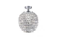 Reality Petty Plafoniera Gemme, Diametro 35 cm E27, Cromo