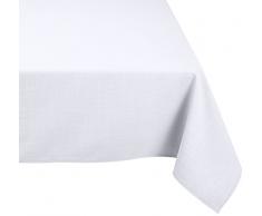Linder Tovaglia rettangolare Acapulco, 100% poliestere, bianco, 165 x 200 cm