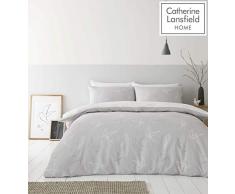 Caterina, Poliestere Cotone, Grigio, Set piumone 1 piazza