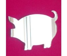 Super Cool Creations Specchio a Forma di Maiale, 35 cm x 25 cm.