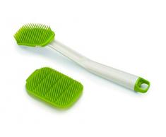 Joseph Joseph CleanTech Set 2 pezzi con spazzola per stoviglie e spugnetta - Bianco/Verde