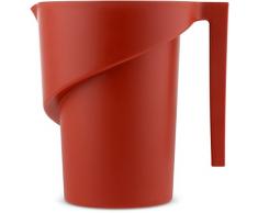 Alessi AGR01 R Twisted Caraffa Graduata in Resina Termoplastica, Rosso