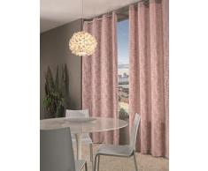 Home Collection Bali Tenda con Anelli, Poliestere, Bordeaux, 140x280 cm