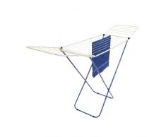 axentia Stendibiancheria da pavimento con ali - Stendino classico in acciaio, estensibile fino a 16 m - Stendipanni da interni/esterni, 180x45x86 cm