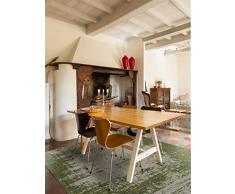 benuta Tosca - Tappeto Piatto, 75 x 165 cm, Colore: Verde