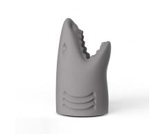 Qeeboo Killer Portaombrelli, Polietilene, Grigio, 35x38.8x65.5 cm