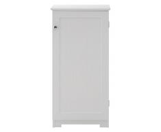 Premier Housewares 2400940 Mobiletto da Pavimento, in Legno, 81x40x34 cm, Bianco