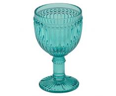 Anton Studio Designs Loire Set da 6 Bicchieri Vino Colore Acqua Blu