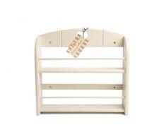 T&G Woodware T&G Colonial Home - Mensola portaspezie, per barattolini in vetro, colore: panna