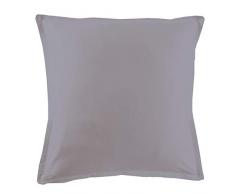 Essix Royal Line federa rettangolare percalle di cotone, Percalle di cotone, argento, 65 x 65 cm