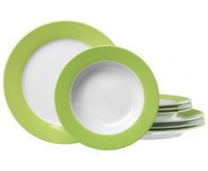 Ritzenhoff & Breker 596700 Doppio - Servizio da tavola 8 Pezzi, Colore: Verde