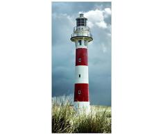 posterdepot ktt0024 - Adesivo Decorativo per Porta, Motivo: Torre del Faro, Dimensioni: 93 x 205 cm