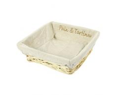 Delys-By-Verceral 509.401 Cestino Rattan 22.50 x 22.50 x 7.50 cm