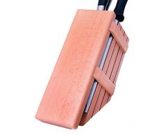 Excelsa Real Wood Ceppo Coltelli Universale, Legno Naturale, 24x16x10 cm