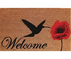 Coco&CoirÂ® | zerbino di cocco | Non scivolare | Coir spessa | QualitÃ Premium | Gommato Ecologico | al coperto | allaperto | Zerbino dingresso | 45 x 75 cm