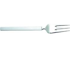 Alessi 4180/16 Dry Forchetta da Dolce in Acciaio Lucido con Manico Satinato, Set da 6