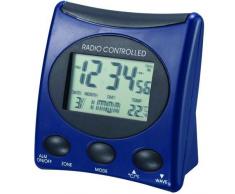 Technoline WT 221 Blau Orologio Radio, Blu, 7.9x4.2x7.9 cm