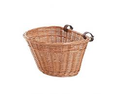e-wicker24, Cestino da Bicicletta, Cesto, Giallo Miele, 35 x 30 x 23 cm