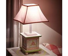 Lampada bambini Crackled Rosa comodino ufficio luce notturna camera bambine w-5069ge