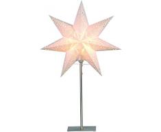 Best Season 234-22 - Lampada da tavoloStern Sensy Mini 55, in carta e metallo, circa 55 x 34 cm, colore: crema