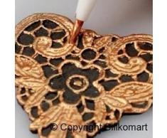 silikomart Wonder Brush Penna Punta Pennello Alimentare per Decorazione di Torte Argento