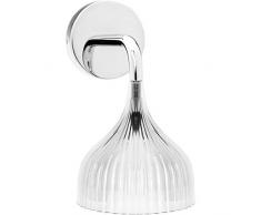 Kartell 9045B4 E - Lampada da parete, 13,5 x 13,5 x 14,5 cm, Trasparente