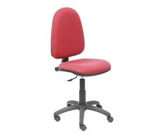 Piqueras Y Crespo 04CP – Sedia da ufficio ergonomica, Sedile e schienale rivestiti in tessuto BALI Granata