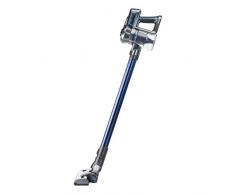 H.Koenig UP680 Scopa elettrica senza fili, spazzola speciale mobili, 2 velocitÃ , compatto e leggero, autonomia 45min,Blu 100W