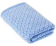 Lasa Home tovaglioli 50Â x 100, Collezione Shibori, Motivi Mosaic, Cotone, Blu, 50Â x 100Â x 1Â cm