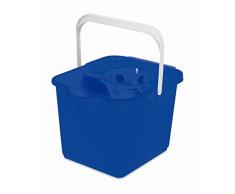 Addis - Secchio per Lavare i Pavimenti con strizzatoio, 12 l, Colore: Blu