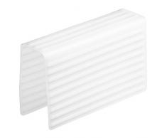 InterDesign Lineo Tappetino Divisore Lavandino, Plastica, Trasparente, 21x5.5x12 cm