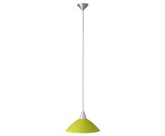 Brilliant 78270/04 - Lampadario a sospensione 100 W, colore: Argento/Verde