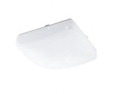 Eglo Giron-S Plafoniera Integriert, Bianco, 28 x 28 x 7 cm