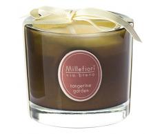 Millefiori Via Brera Candela Tangerine Garden, Verde, 9x9x10 cm