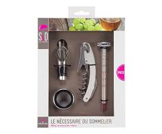 CMP Paris Elegante Set da Vino/Vino di Vino di Set Pezzi. Sommelier Bar di Decanter Set