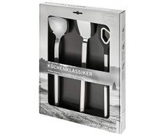 RÃSLE KÃ¼chenklassiker Set di cucchiai da Cucina, Silicone, Uni