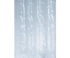RIDDER 323710-350 - Tenda per la Doccia Dots, Anelli Inclusi, 180 x 200 cm, Colore: Bianco