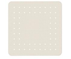 Wenko Tappeto Antiscivolo per Doccia, Gomma Naturale, Beige, 55Â x 6Â x 6Â cm
